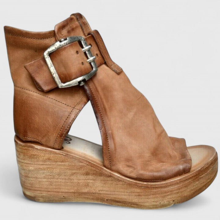 Wedge Sandals with Ankle Strap
