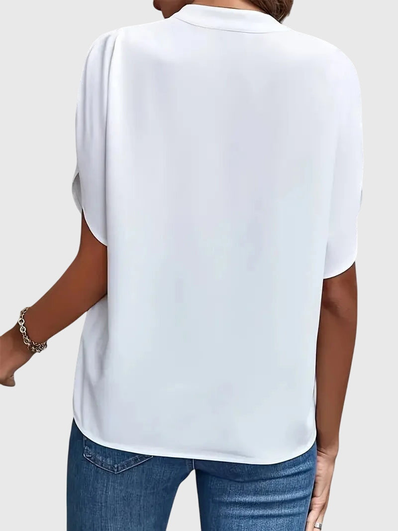 Soft And Elegant V-Neck Shirt