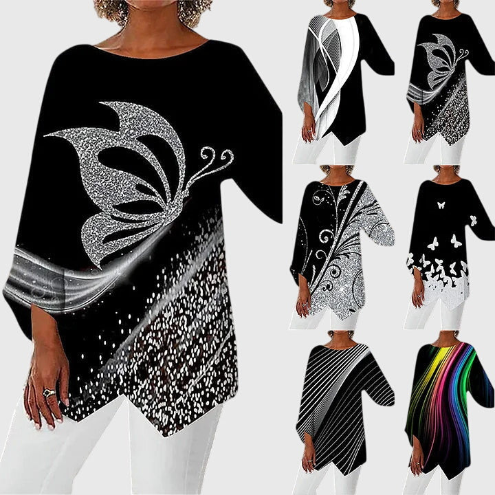 Elegant Crew Neck Top