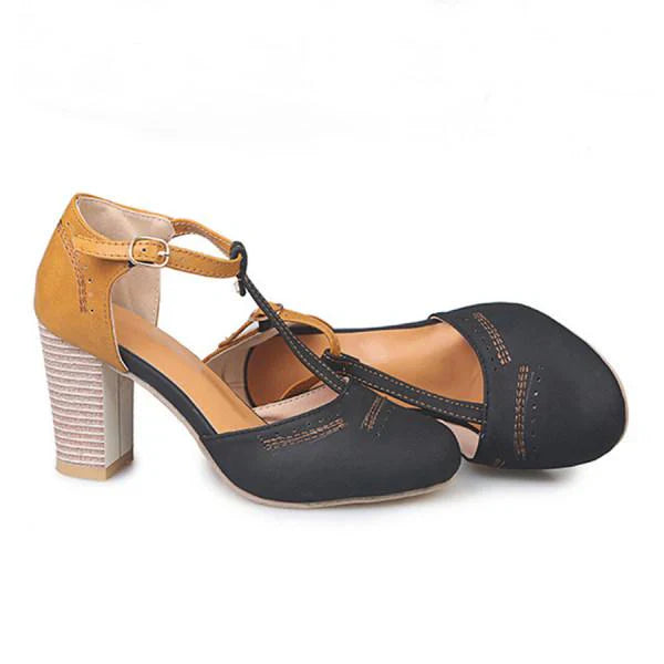 Block Heel Pumps