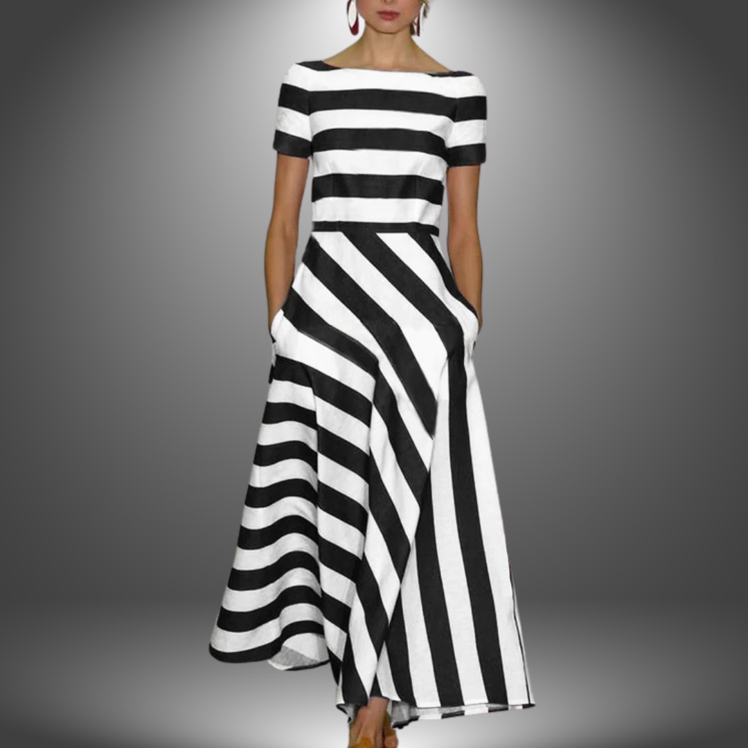 Freya Flowy Striped Dress