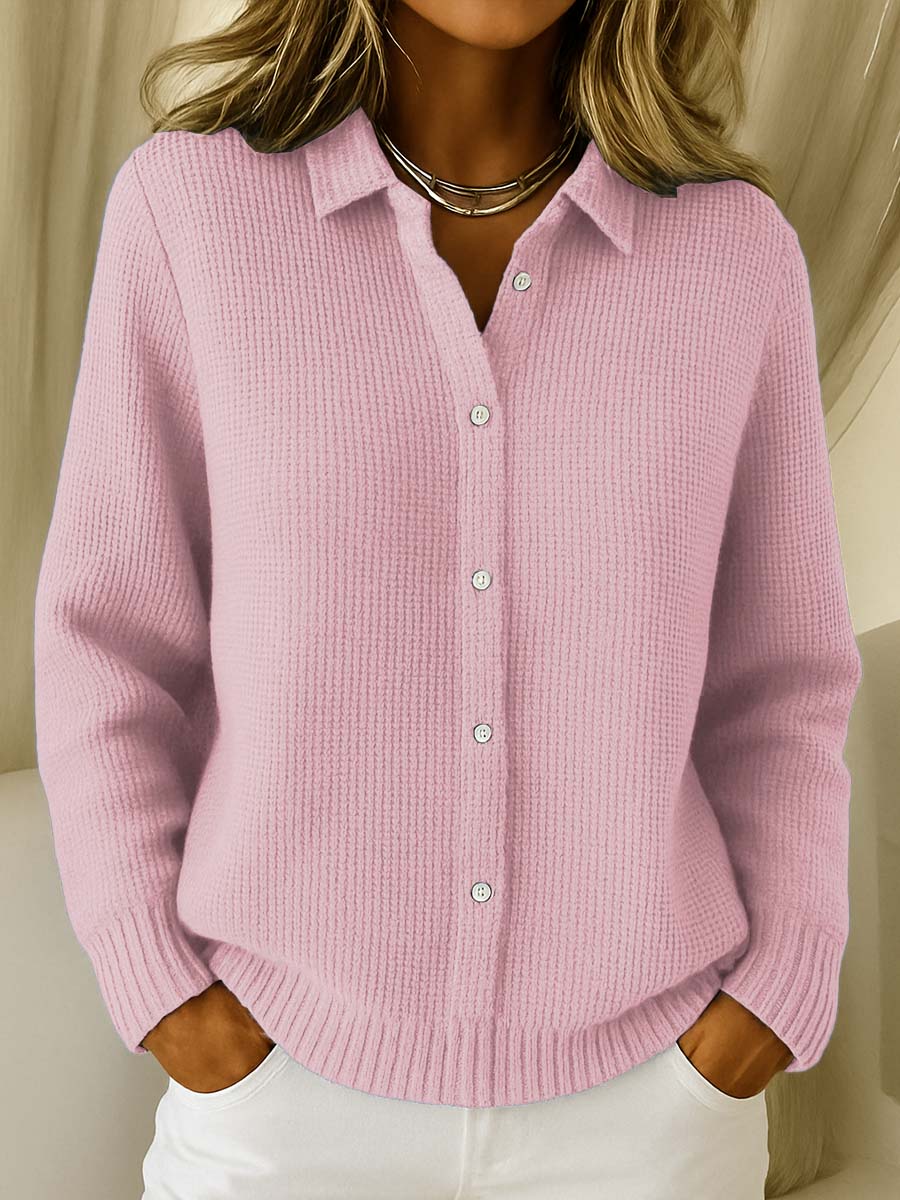 Classic Knitted Button Cardigan