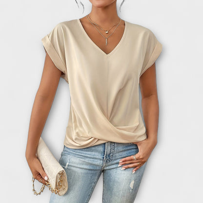 Elegant V-Neck Top