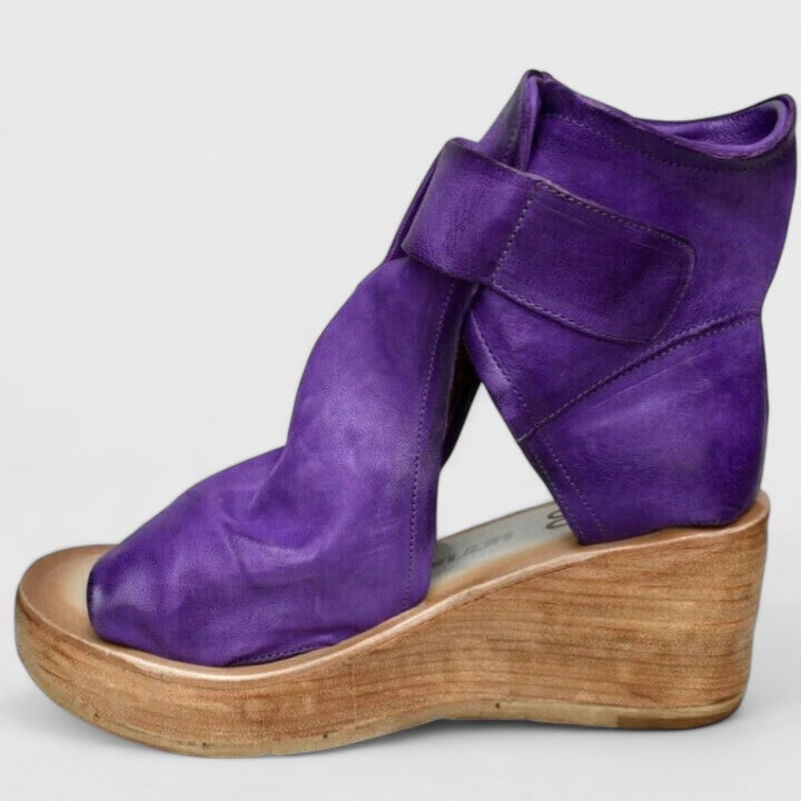 Wedge Sandals with Ankle Strap
