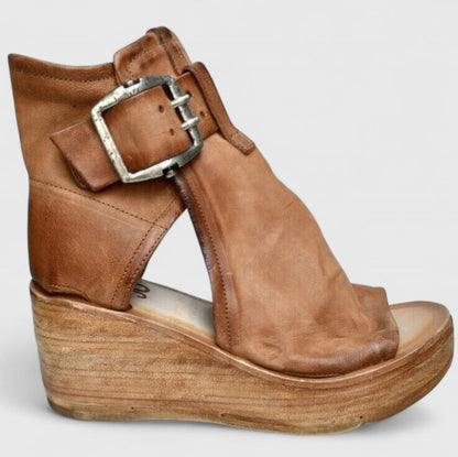 Wedge Sandals with Ankle Strap