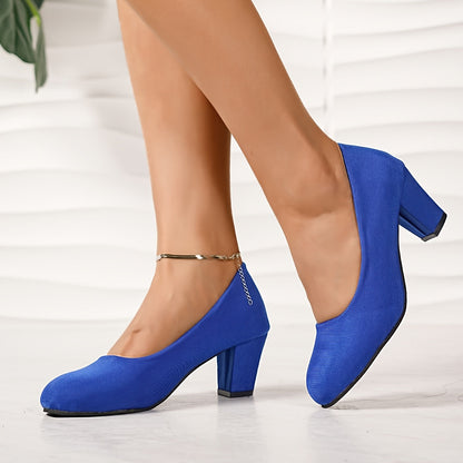 Block Heel Pumps