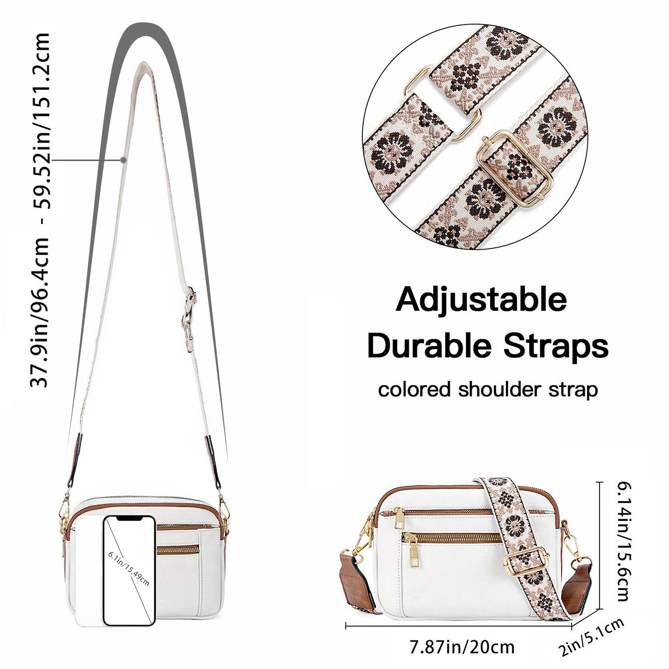 Refined Leather Shoulder Bag