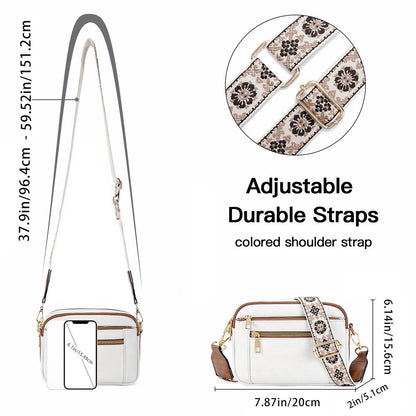 Refined Leather Shoulder Bag