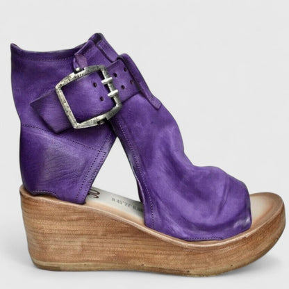 Wedge Sandals with Ankle Strap