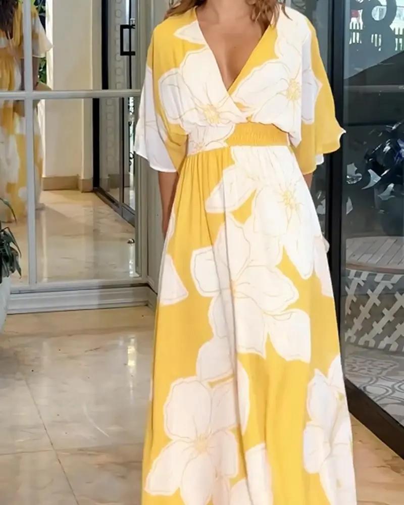 Demi Lightweight Floral Maxi Dress