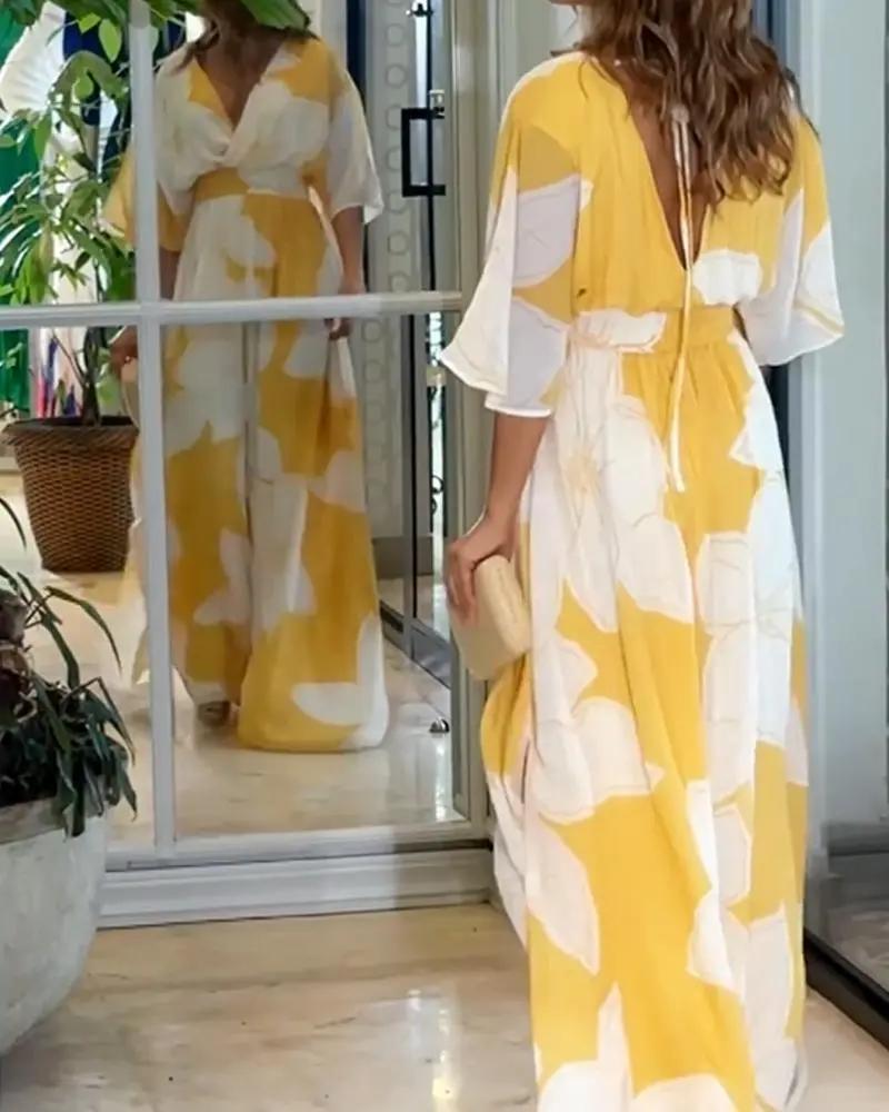 Demi Lightweight Floral Maxi Dress