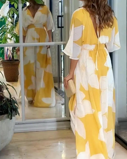 Demi Lightweight Floral Maxi Dress