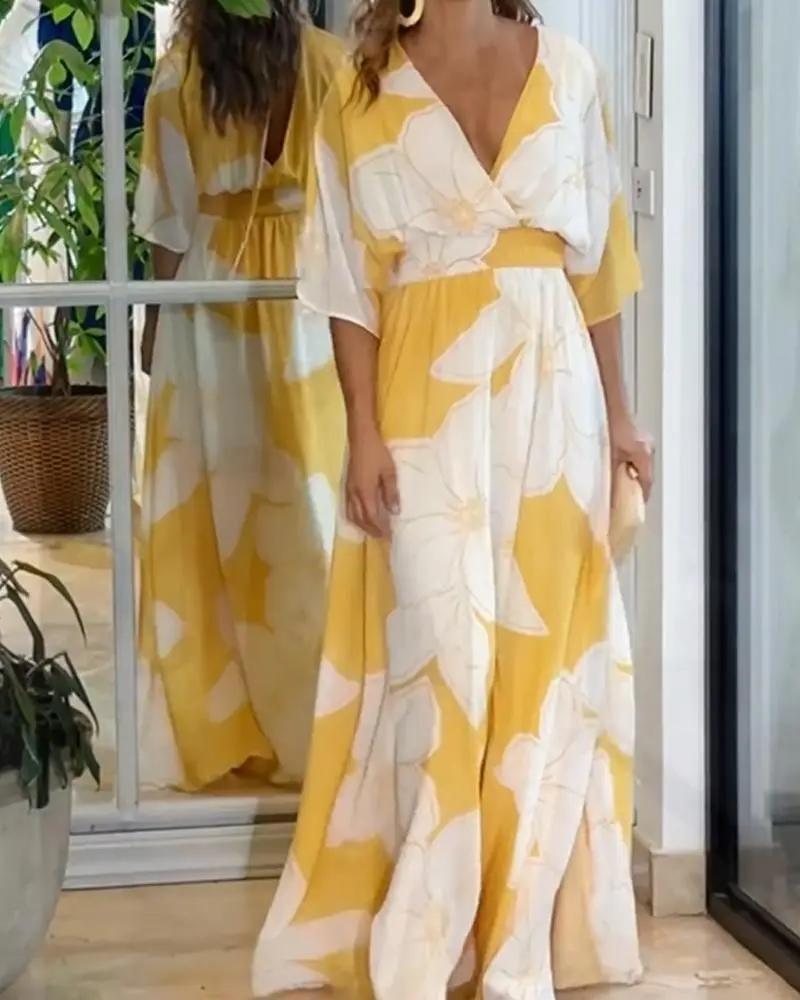 Demi Lightweight Floral Maxi Dress