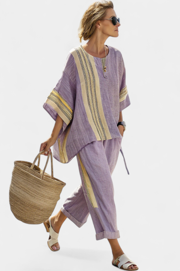 Elegant Striped Set