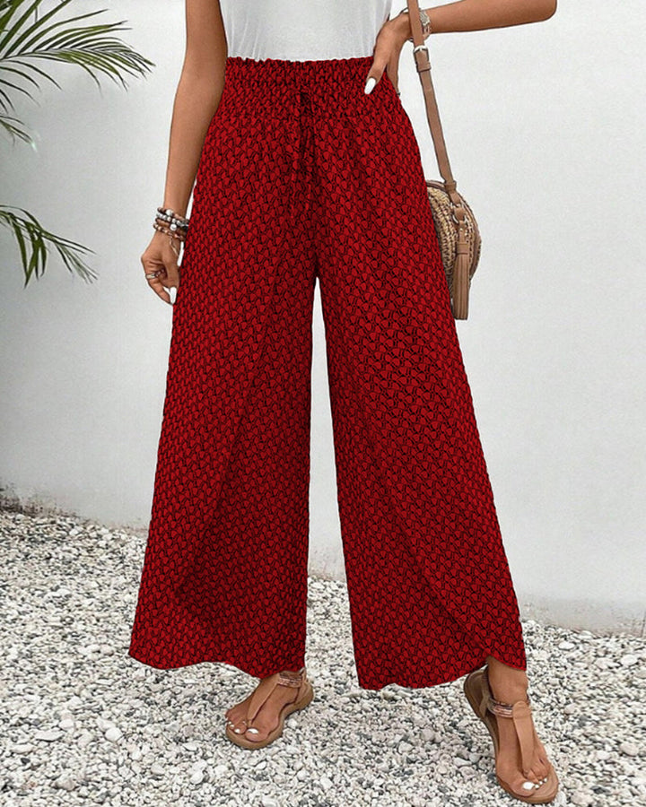 Relaxed Wide Leg Trousers