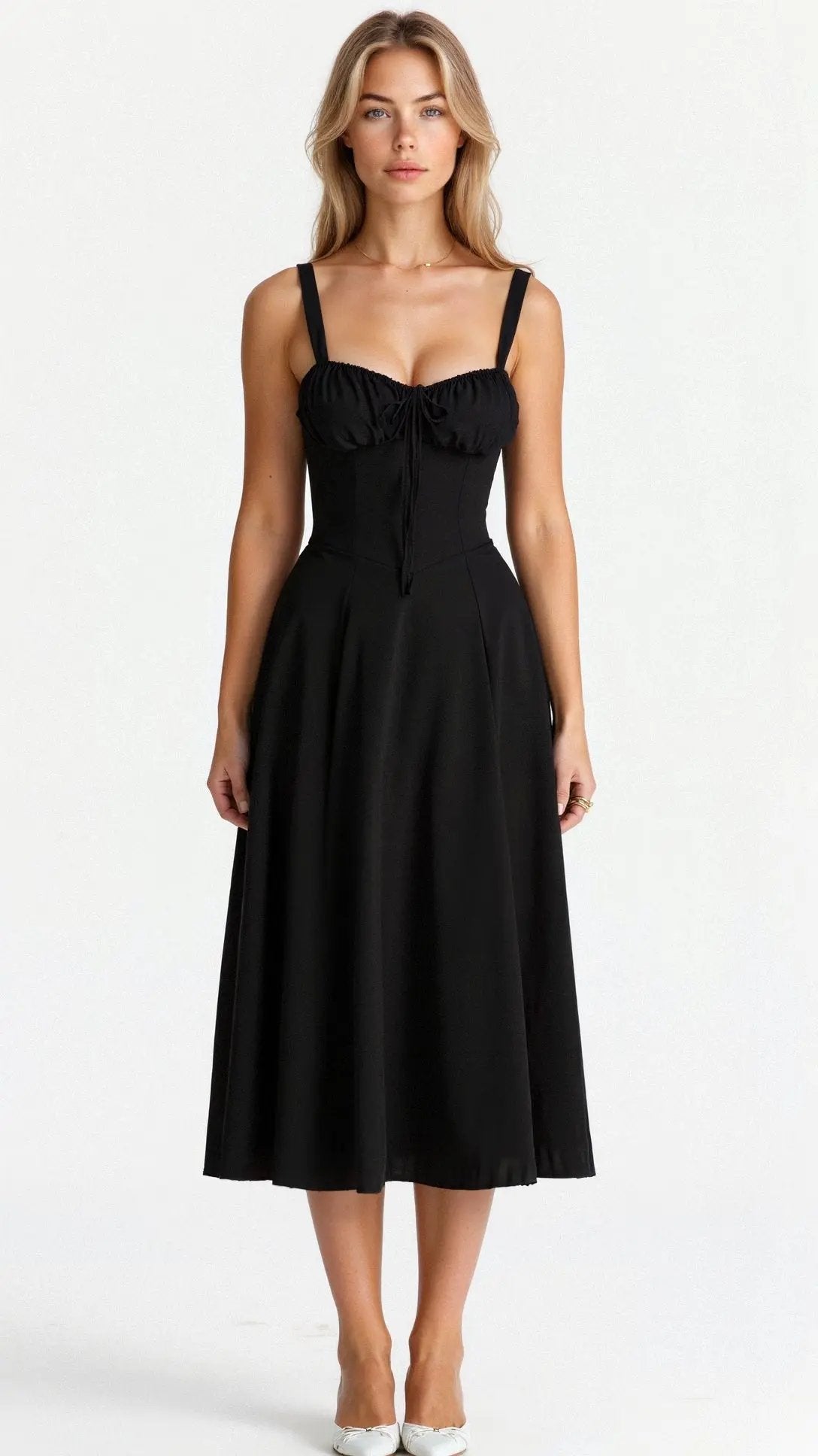 Kayla Sleeveless Summer Midi Dress