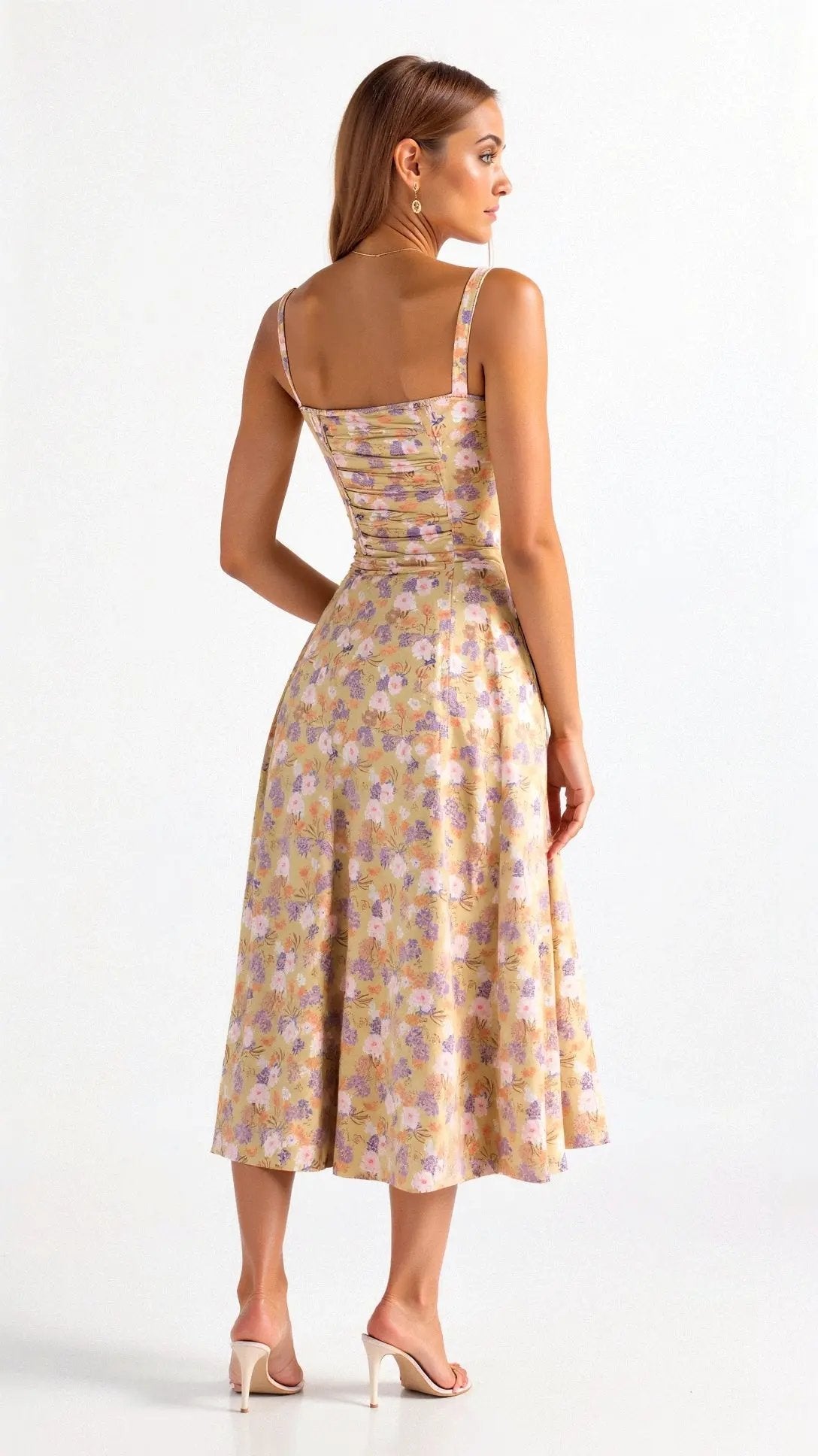 Kayla Sleeveless Summer Midi Dress