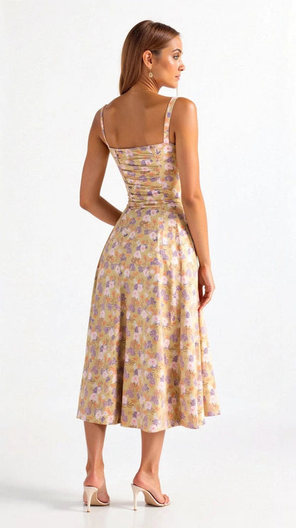 Kayla Sleeveless Summer Midi Dress