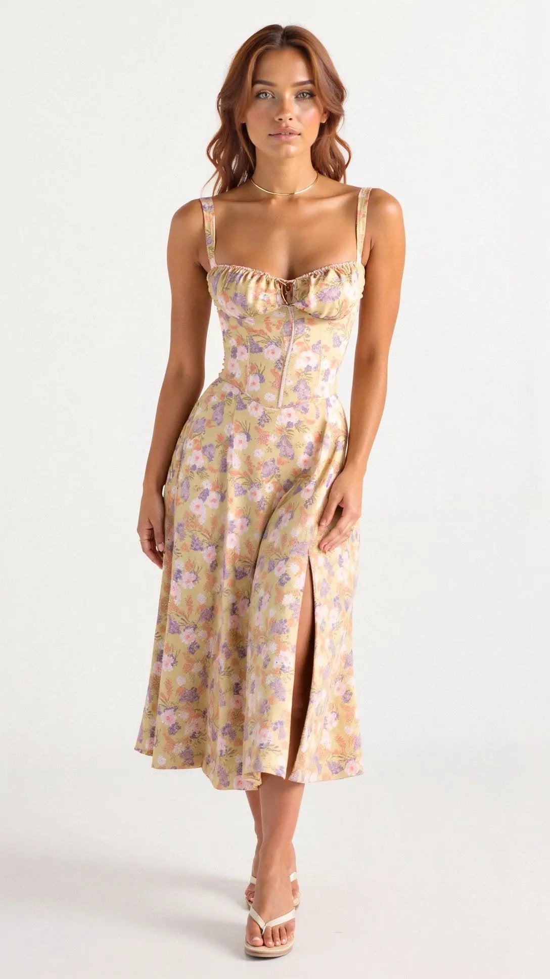 Kayla Sleeveless Summer Midi Dress