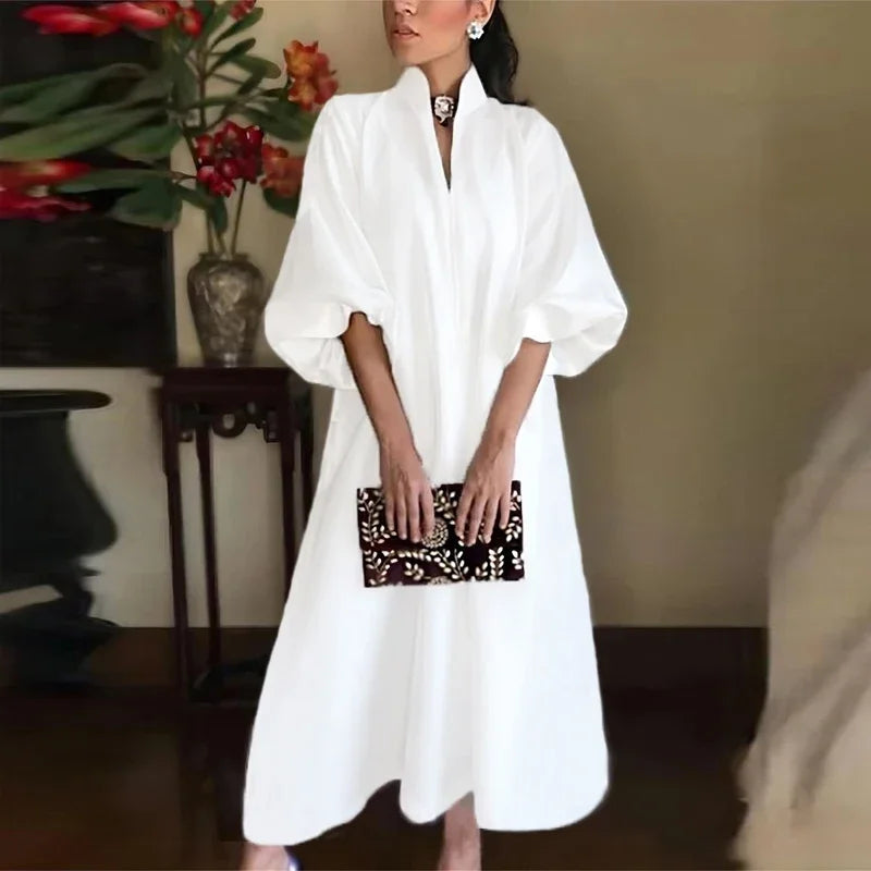 Celeste High Neck Maxi Dress