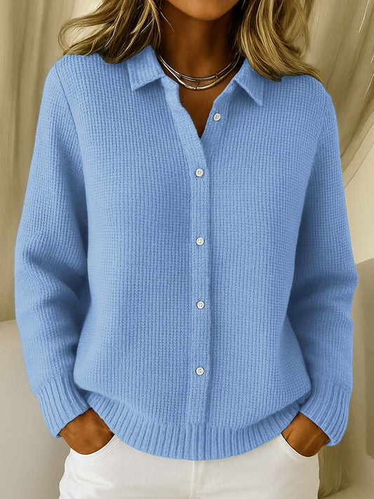Classic Knitted Button Cardigan
