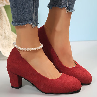 Block Heel Pumps