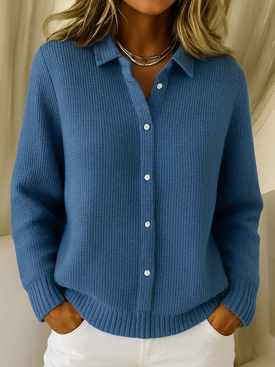 Classic Knitted Button Cardigan