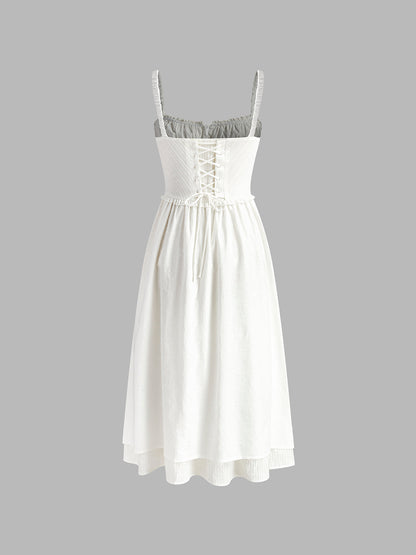 Celeste Spaghetti Strap Midi Dress