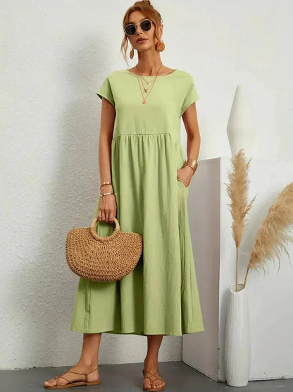 Camille Smocked Maxi Dress