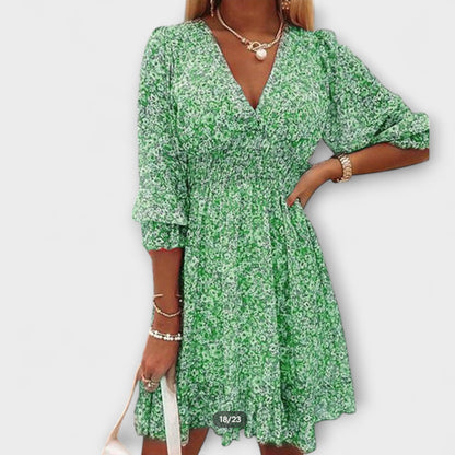Floral Smocked Mini Dress