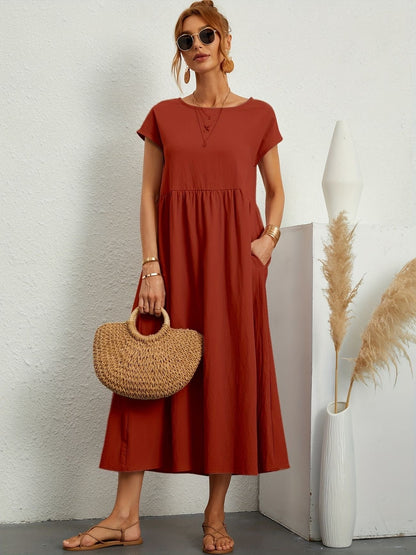 Camille Smocked Maxi Dress