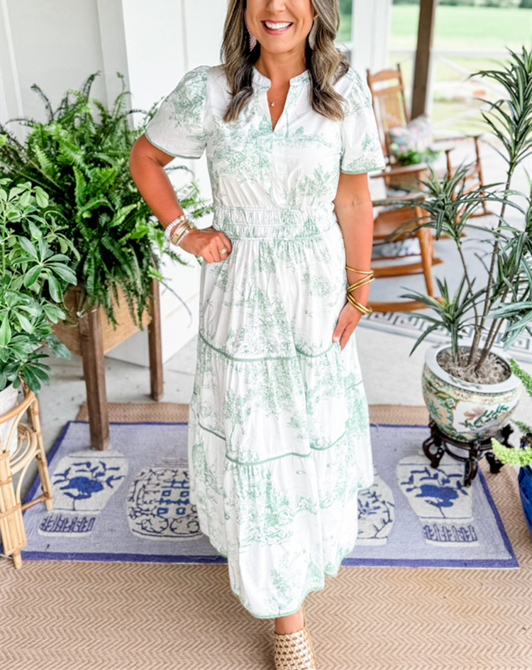 Tiered Maxi Dress