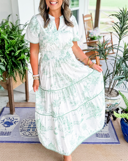 Tiered Maxi Dress