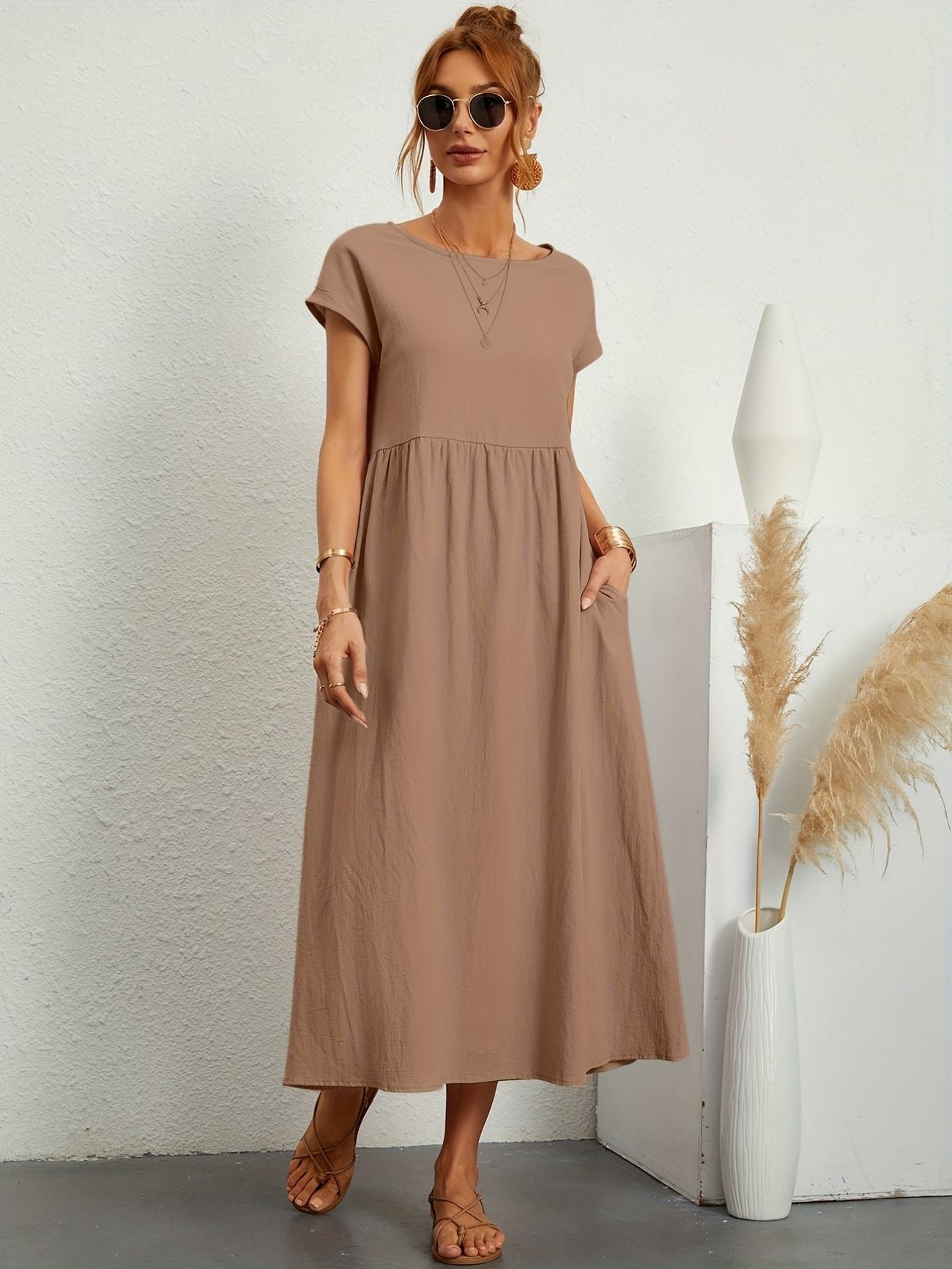 Camille Smocked Maxi Dress