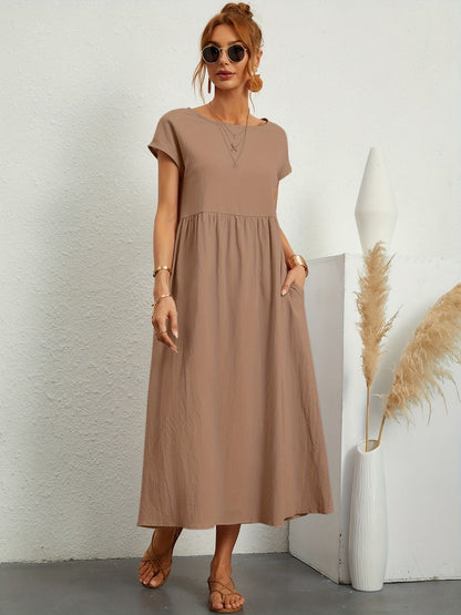Camille Smocked Maxi Dress