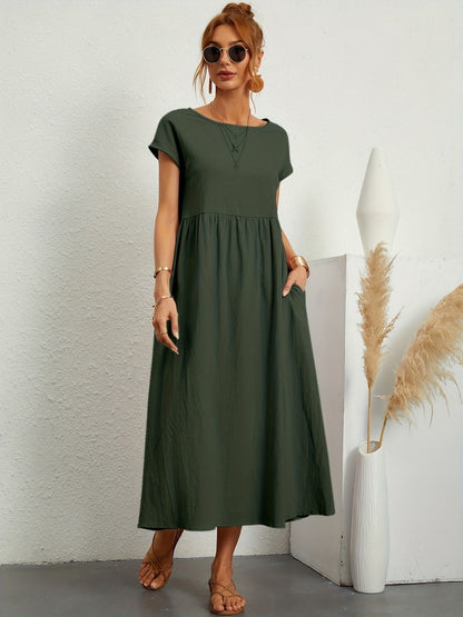Camille Smocked Maxi Dress