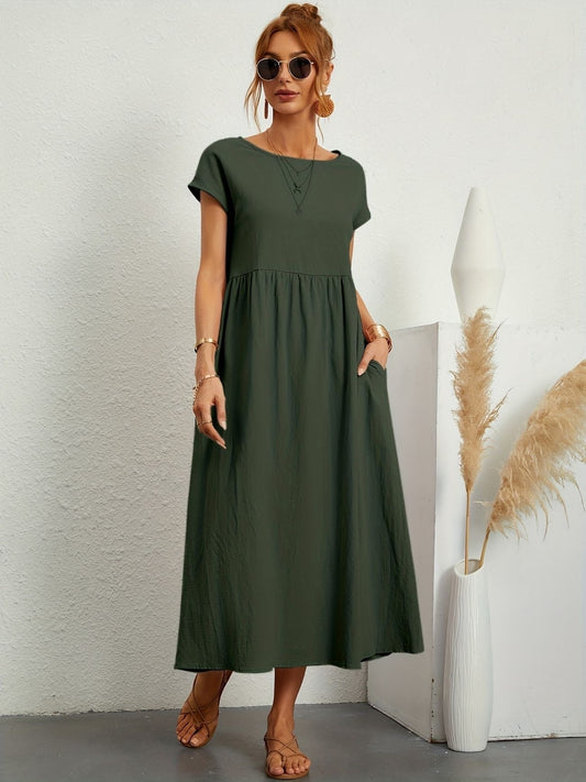 Camille Smocked Maxi Dress