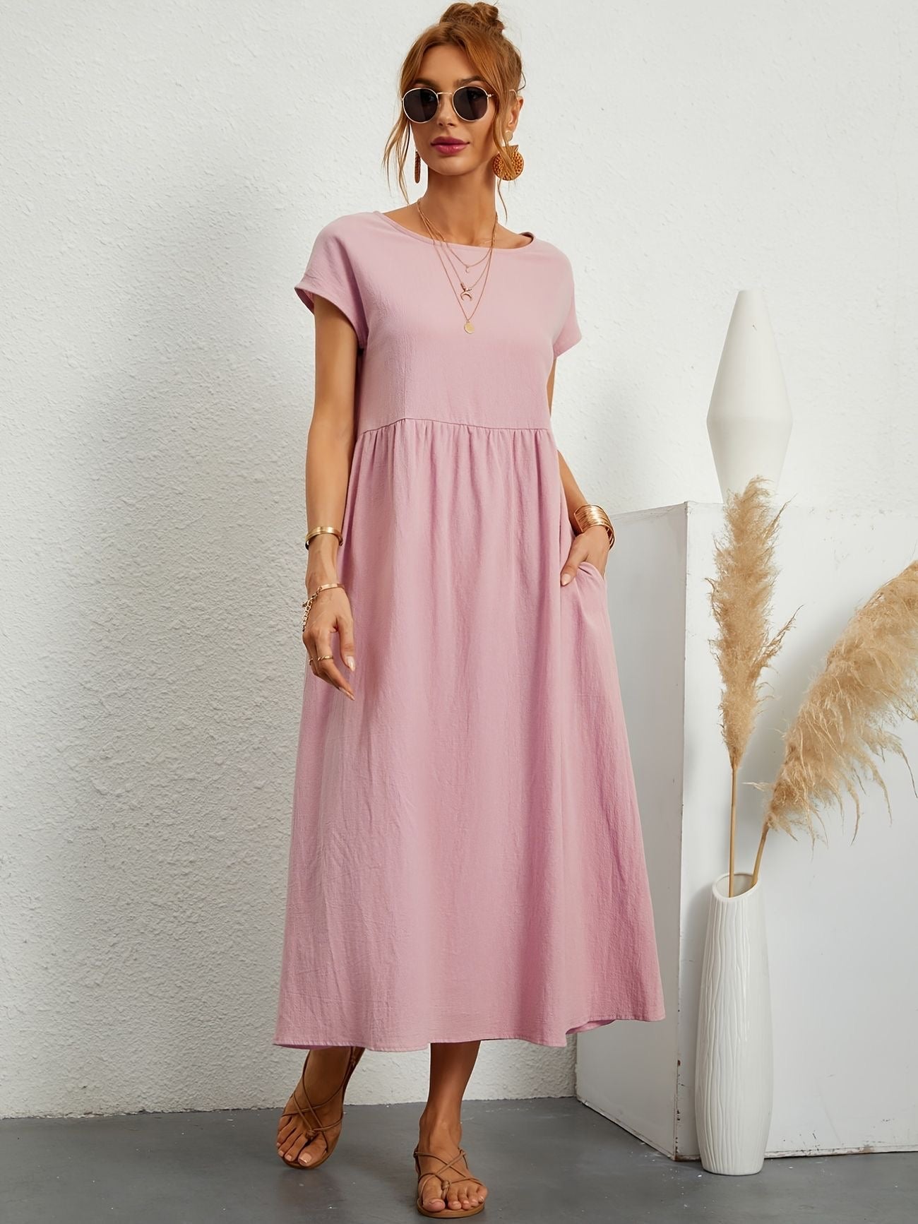 Camille Smocked Maxi Dress