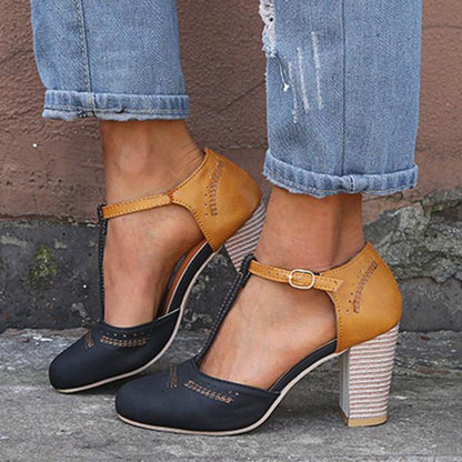 Block Heel Pumps