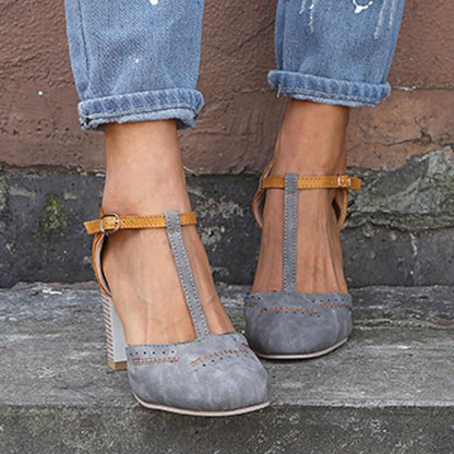 Block Heel Pumps