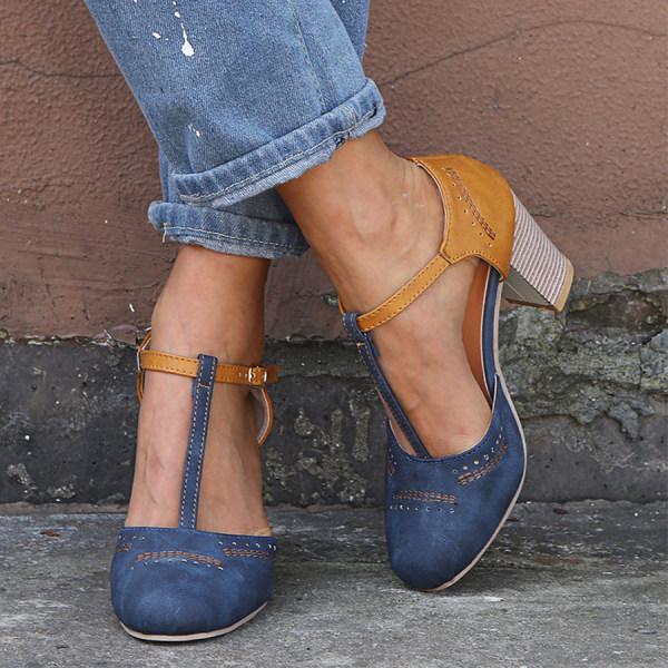 Block Heel Pumps