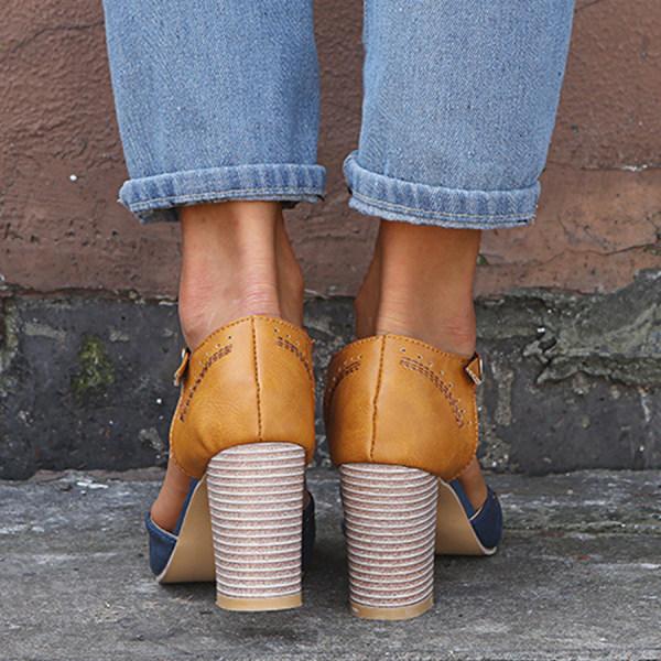 Block Heel Pumps