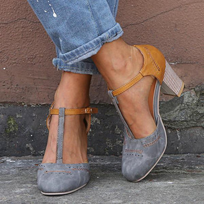 Block Heel Pumps