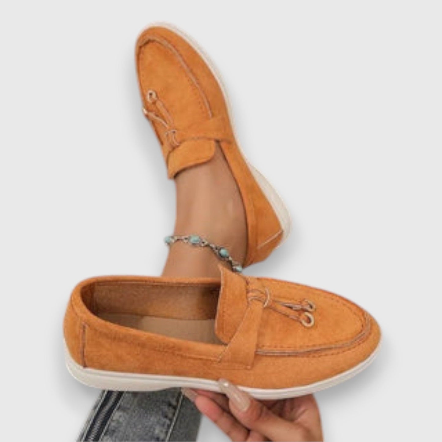 Suede Tassel Slip-On Flat Moccasin Loafers