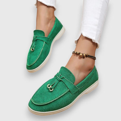 Suede Tassel Slip-On Flat Moccasin Loafers