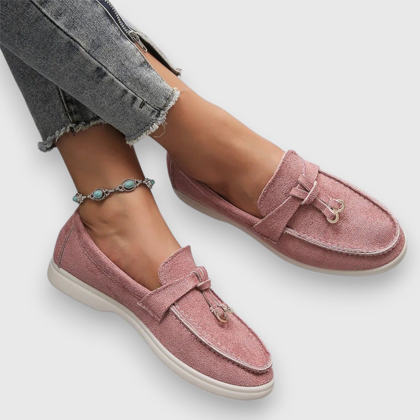 Suede Tassel Slip-On Flat Moccasin Loafers