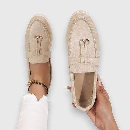 Suede Tassel Slip-On Flat Moccasin Loafers