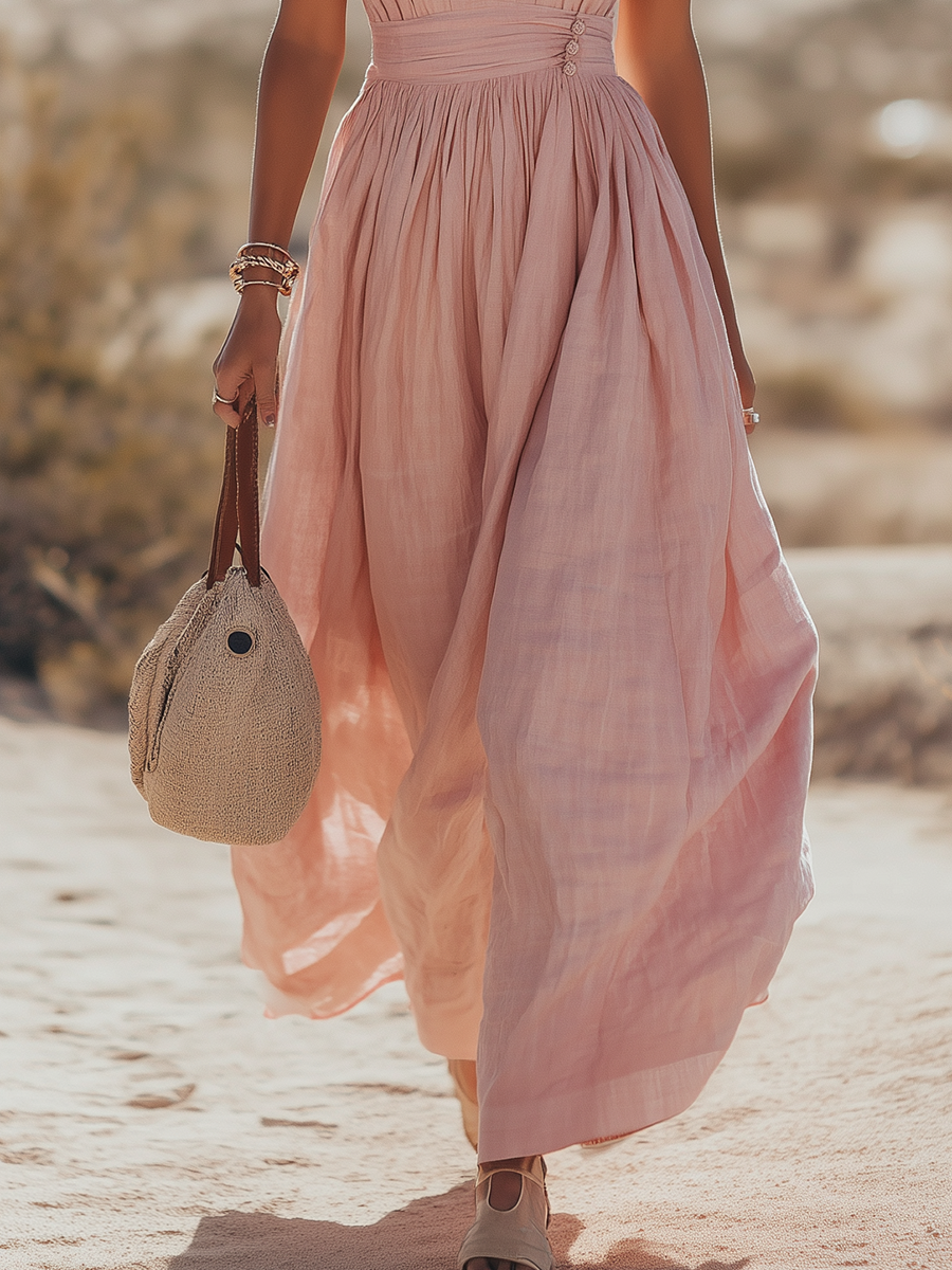 Halter Neck Maxi Dress