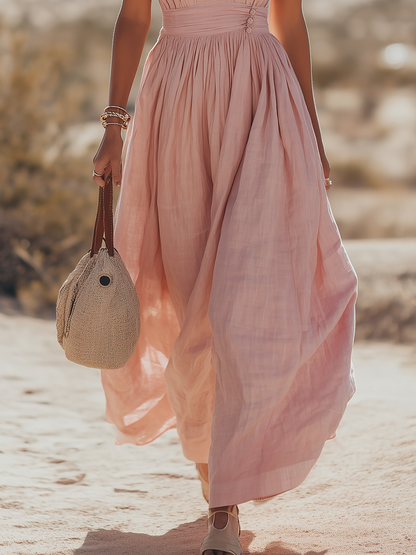 Halter Neck Maxi Dress